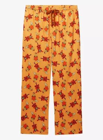 Disney Winnie the Pooh Tigger and Pooh Pumpkin Allover Print Pajama Pants