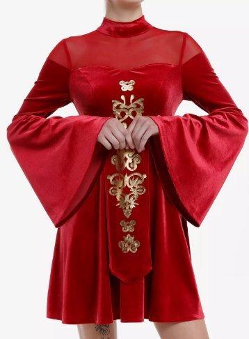 Her Universe Star Wars Queen Padmé Amidala Velvet Dress