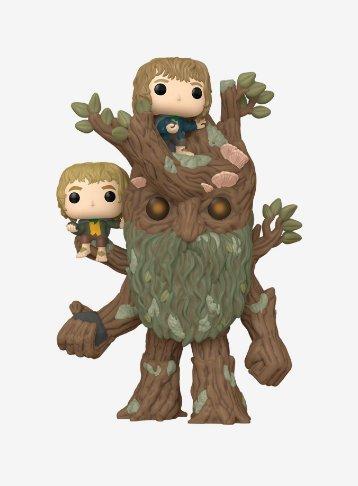 Funko The Lord of the Rings Pop! Movies Treebeard with Merry & Pippin Vinyl Figure