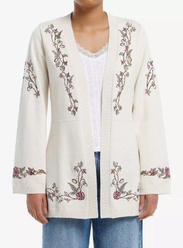 Her Universe The Lord Of The Rings Icons Floral Filigree Cardigan Her Universe Exclusive