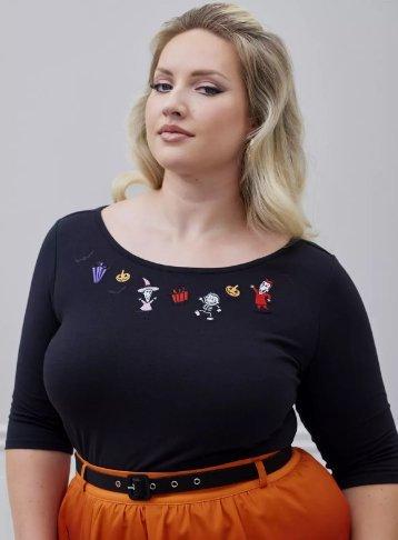 Her Universe The Nightmare Before Christmas Oogie's Boys Icon Retro Top Plus Size Her Universe Exclusive