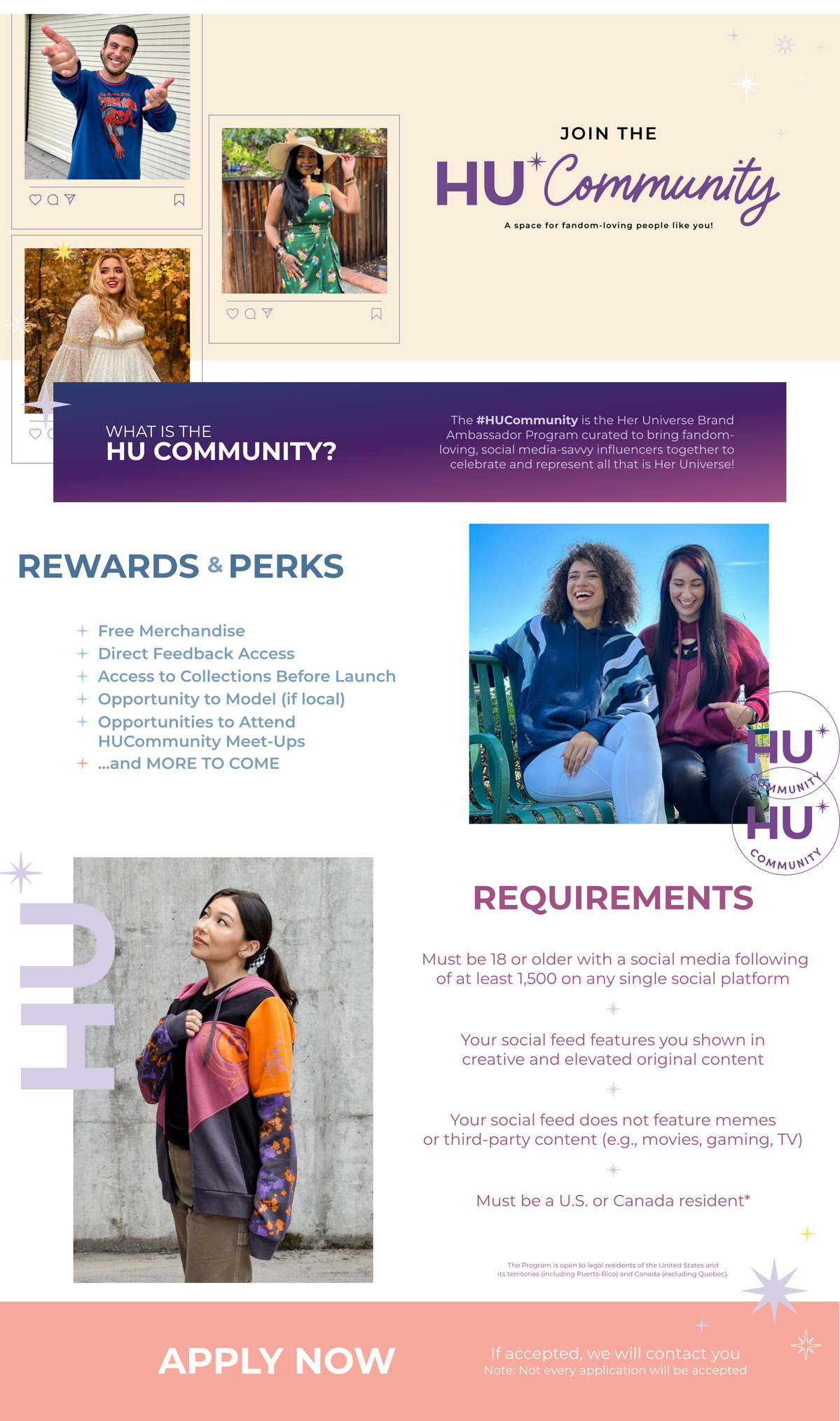 Join the HU Community. Apply now.