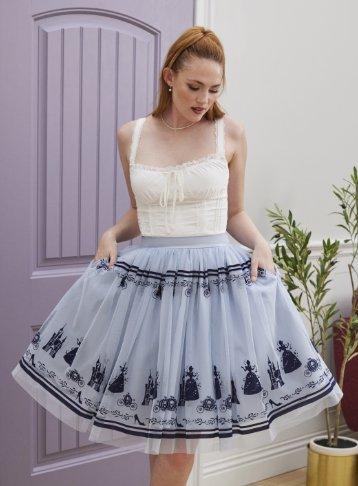 Her Universe Disney Cinderella Tulle Retro Skirt Her Universe Exclusive