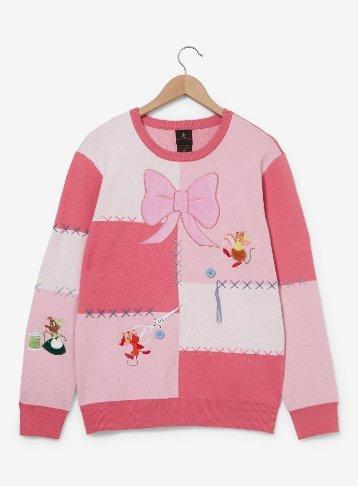 Disney Cinderella Mice Patchwork Sweater