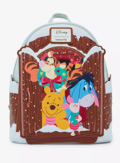 Loungefly Disney Winnie The Pooh Snow Cabin Figural Light-Up Mini Backpack