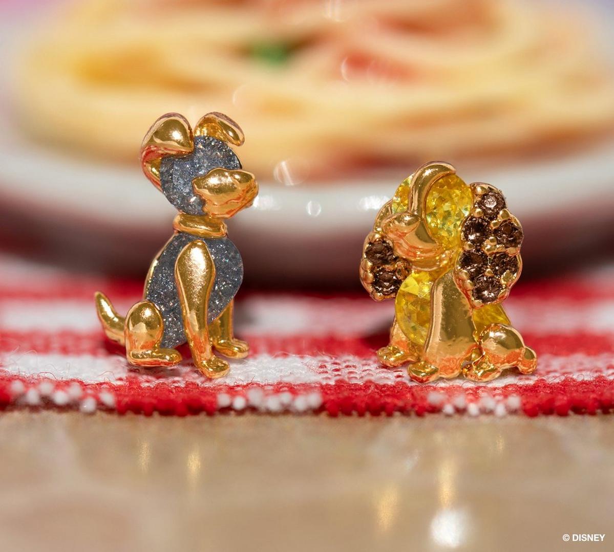Lady and the tramp earrings