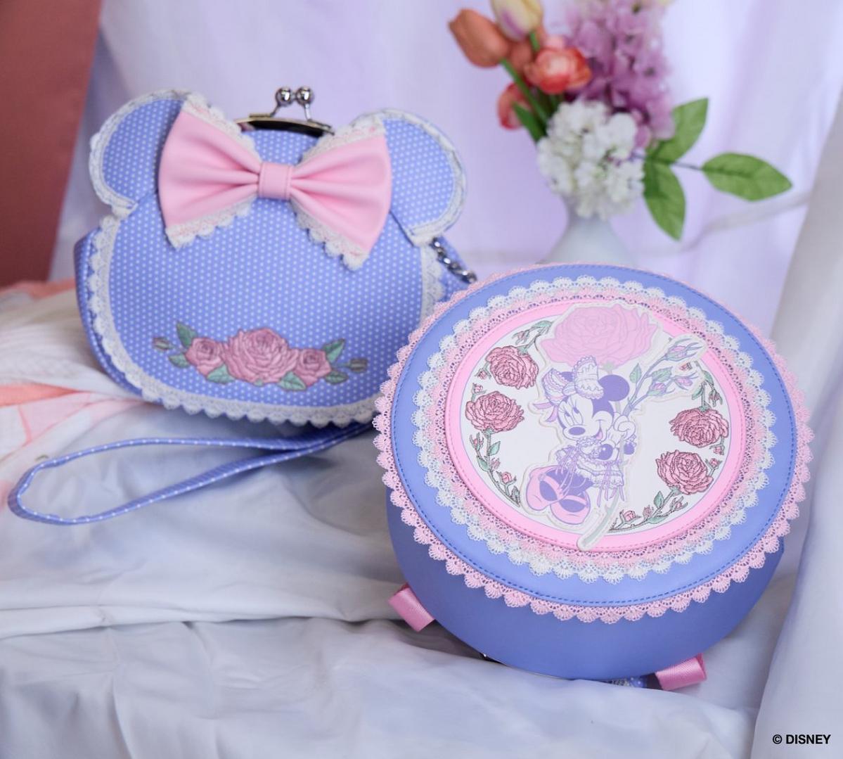 Minnie mouse crossbody bag and mini backpack