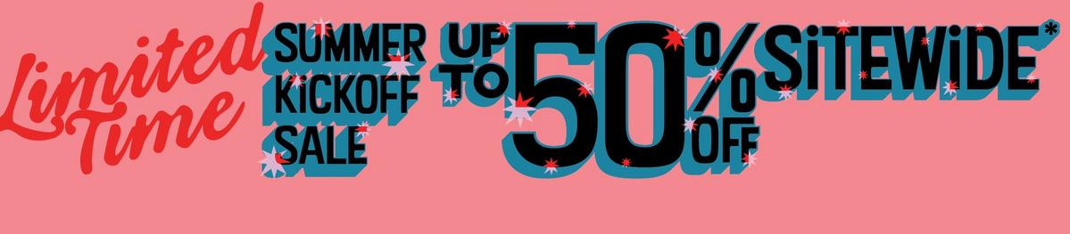 Shop up to 50% off sitewide