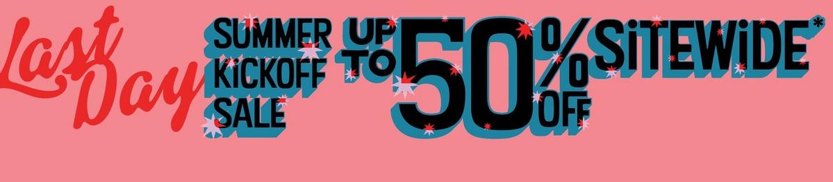 Shop up to 50% off sitewide