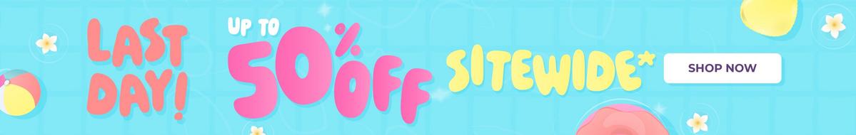 Up To 50% Off Sitewide