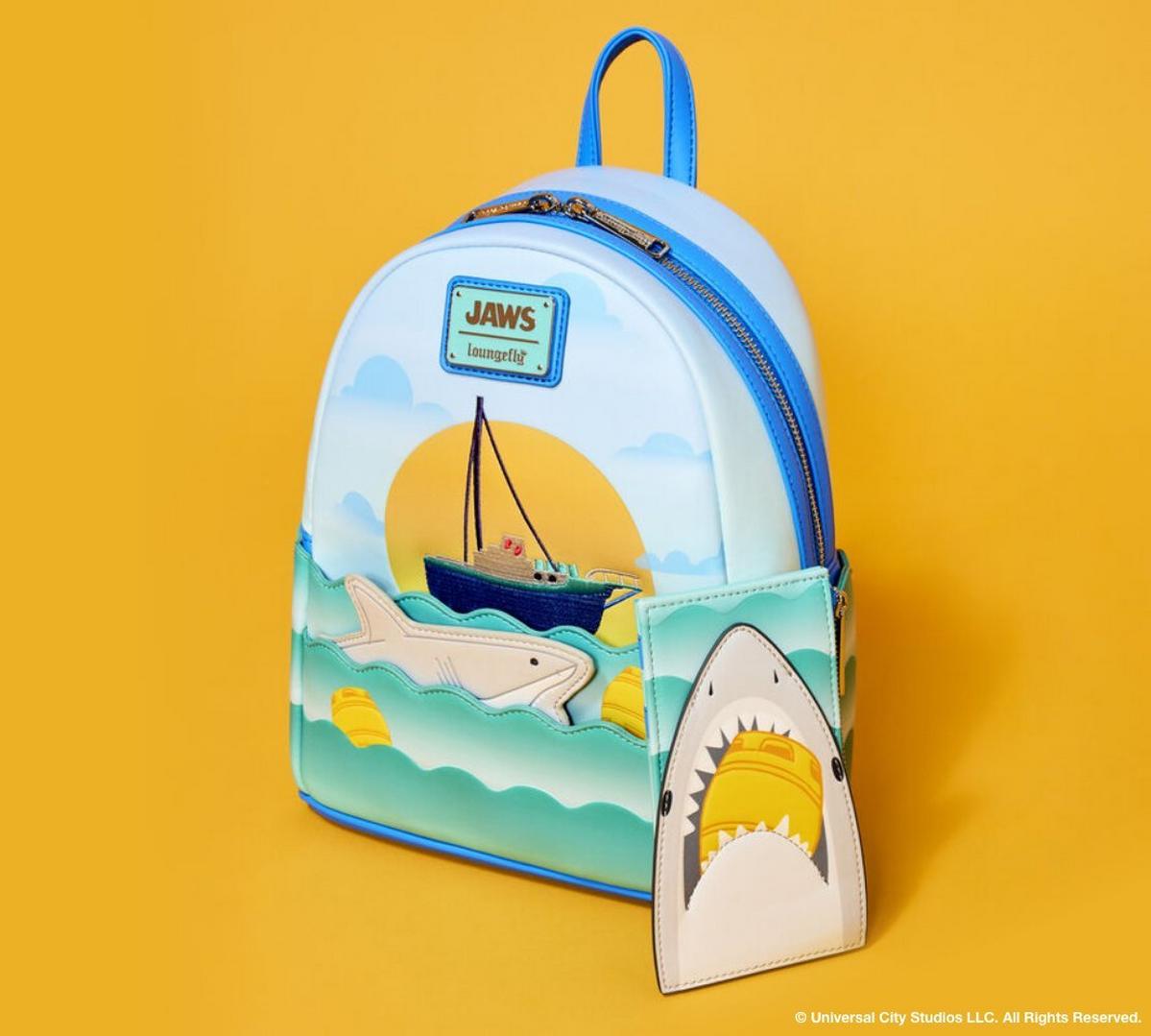 Jaws matching mini backpack and wallet