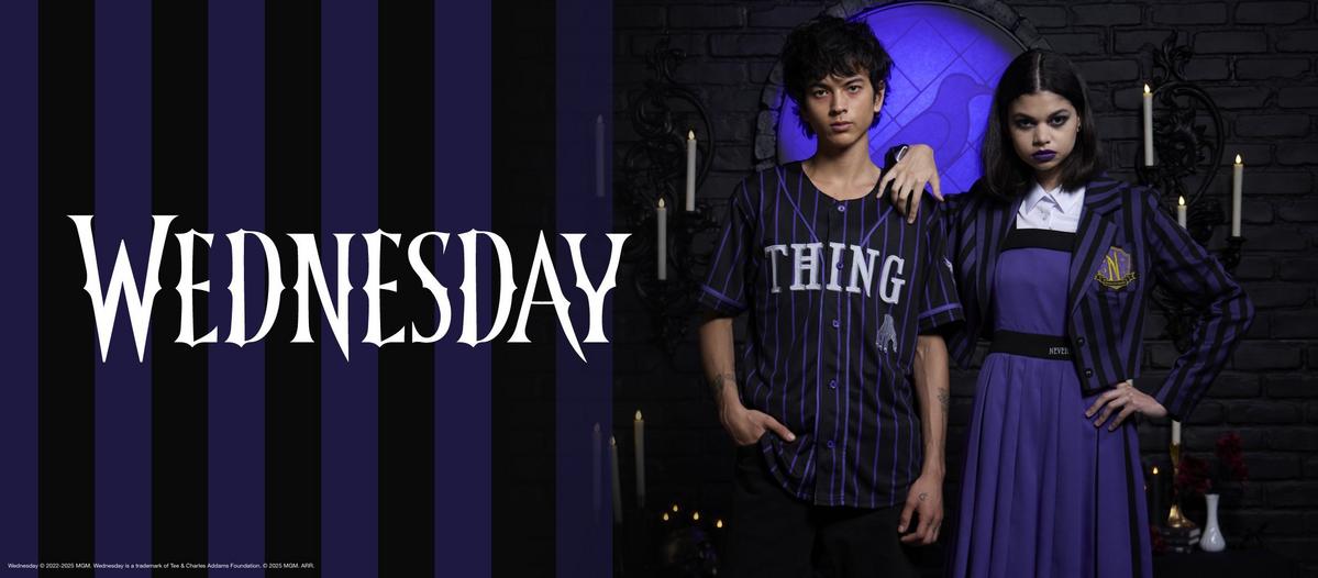 Wednesday apparel and accessories collection 