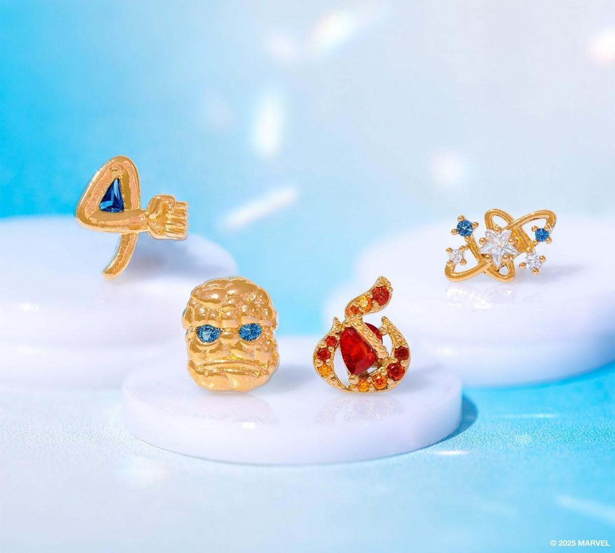 The Fantastic Four stud earrings