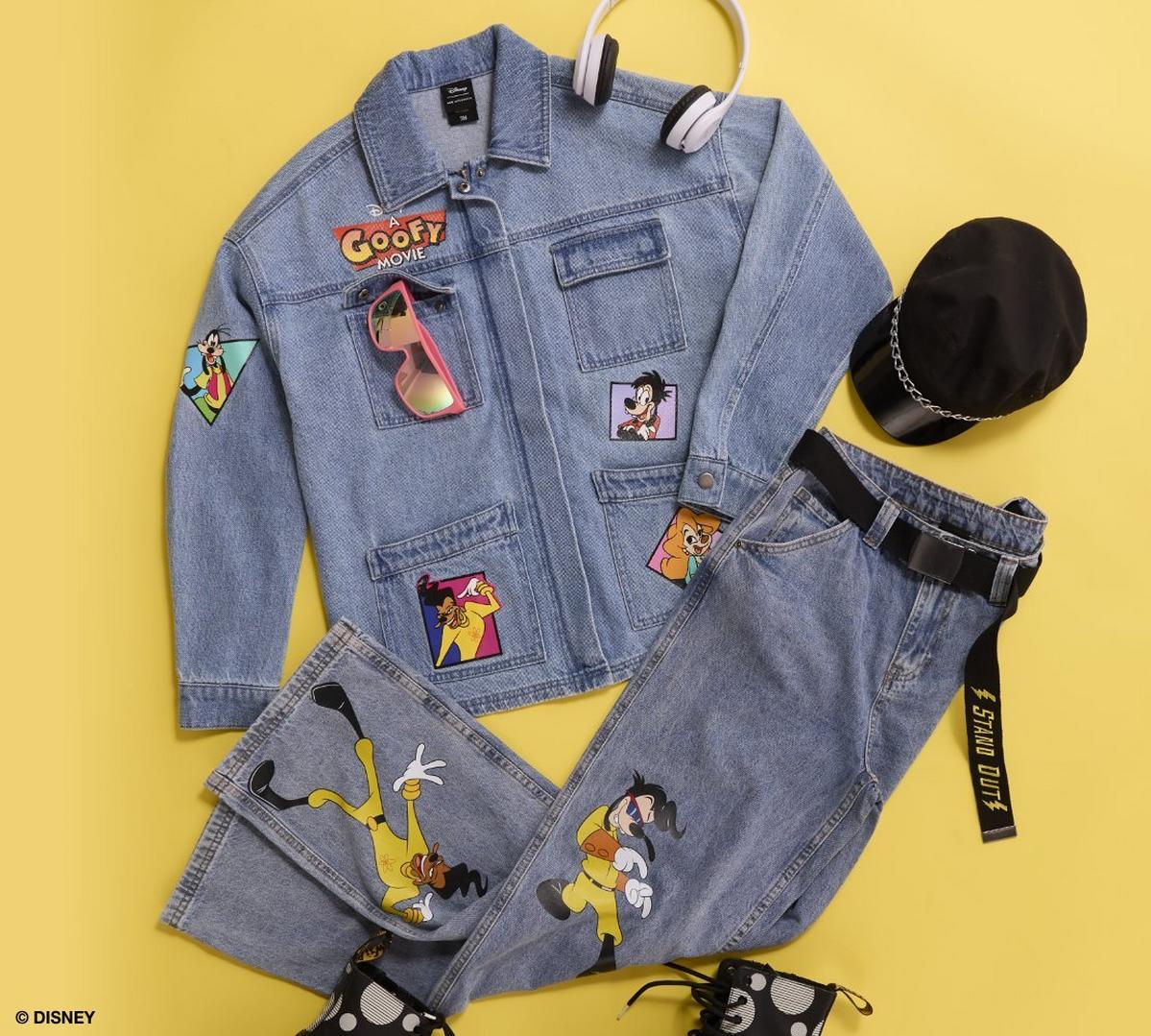 A Goofy Movie denim jacket and jeans