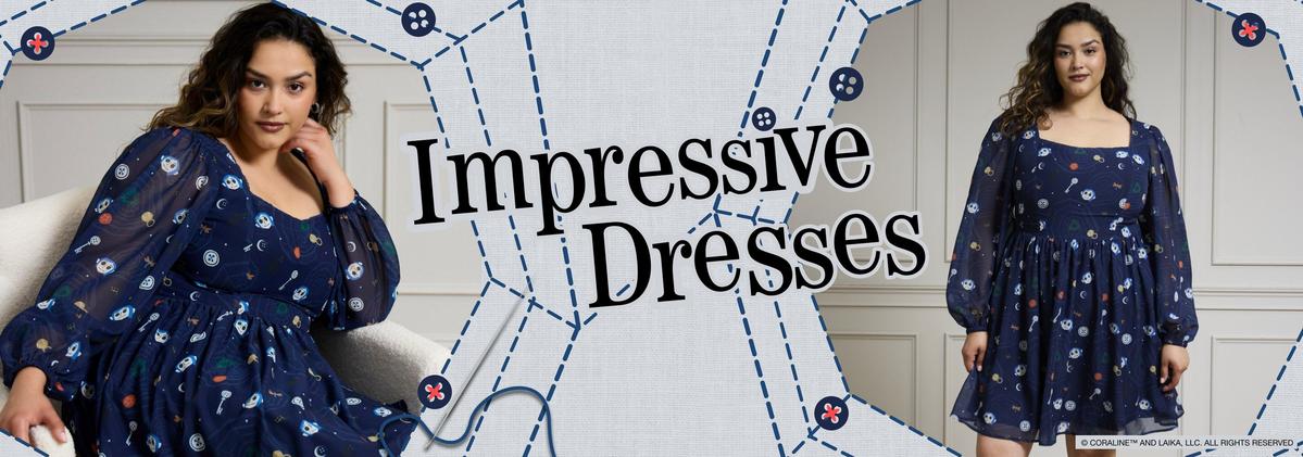 Impressive dresses. Shop dresses