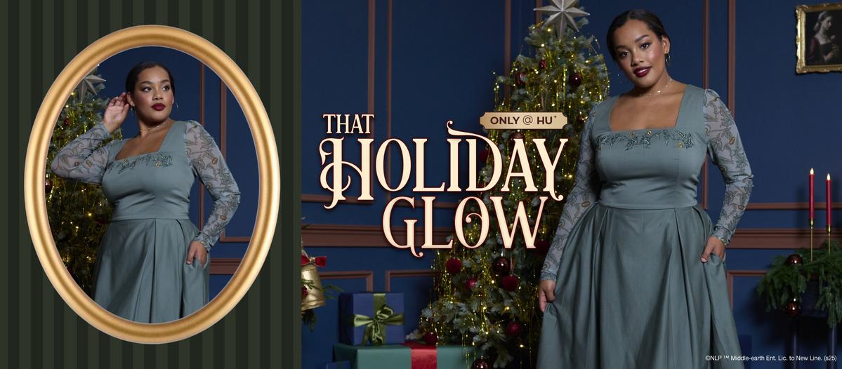 That holiday glow. Shop retro fashion