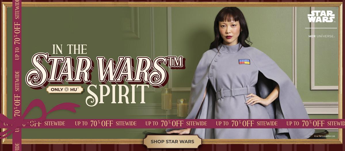 In the Star Wars spirit. Shop now.