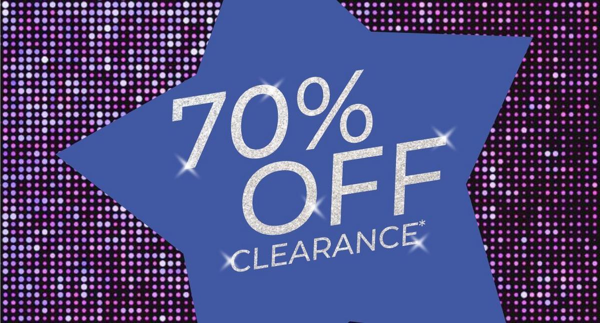 70% Off clearance. Shop now