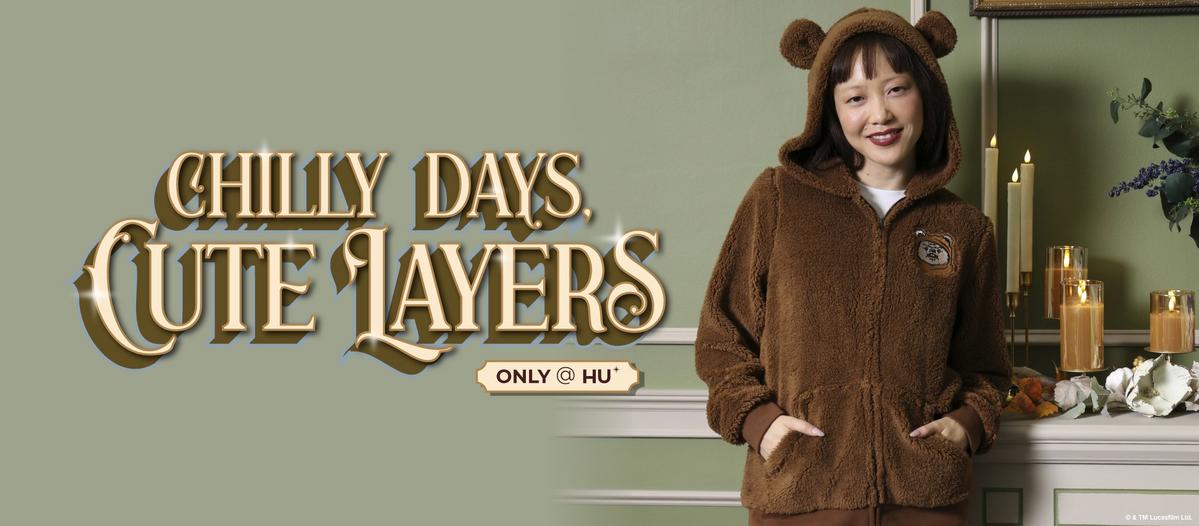 Chilly days, cute layers. Shop hoodies and sweaters