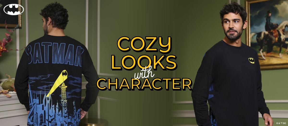 Cozy looks with character. Shop by license