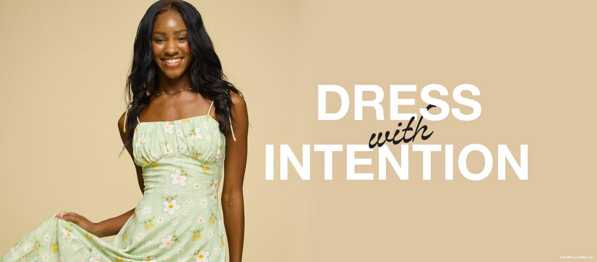 Dress with intention. Shop dresses