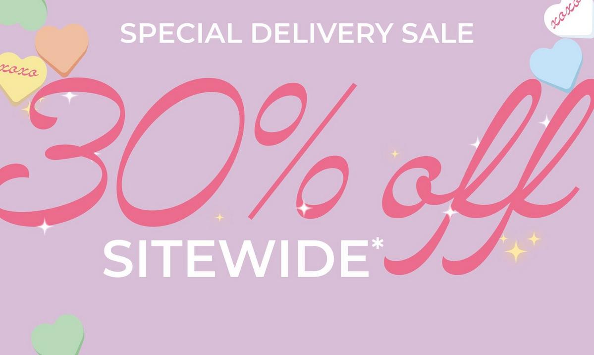 30% Off Sitewide. Shop now
