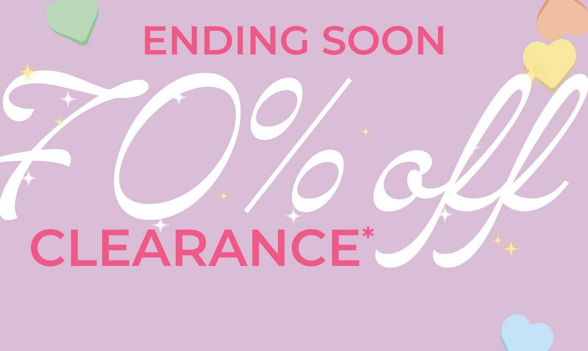 70% Off clearance. Shop now