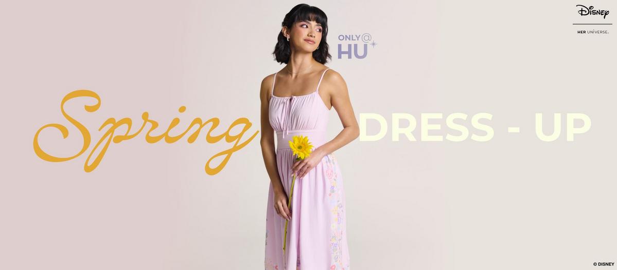 Spring dress-up. Shop dresses