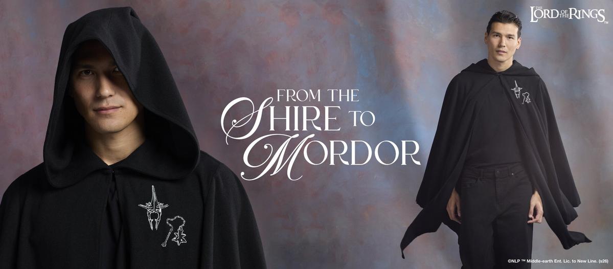 From the shire to Mordor. Shop The Lord of the Rings