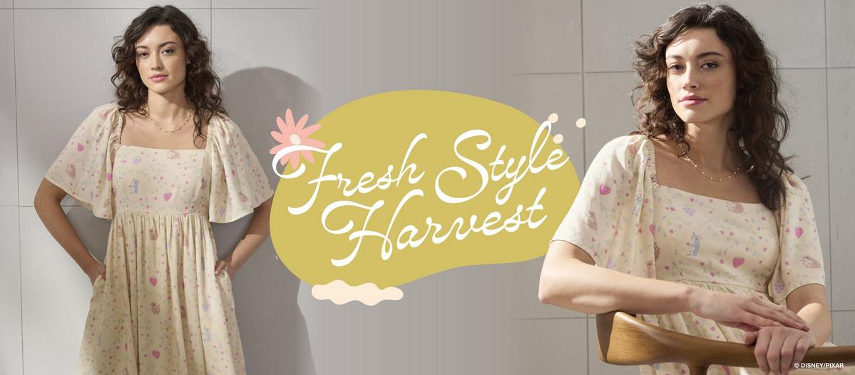 Fresh style harvest. Shop dresses