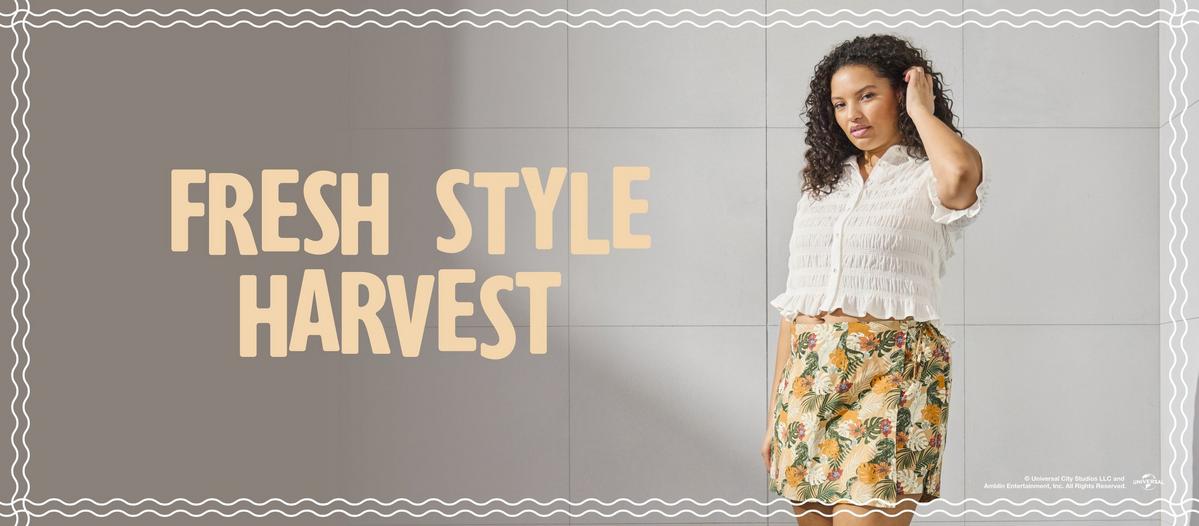Fresh style harvest. Shop bottoms