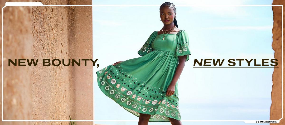 New bounty, new styles. Shop Star Wars