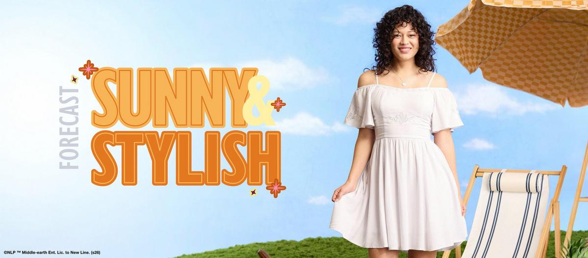 Forecast - sunny and stylish. Shop dresses