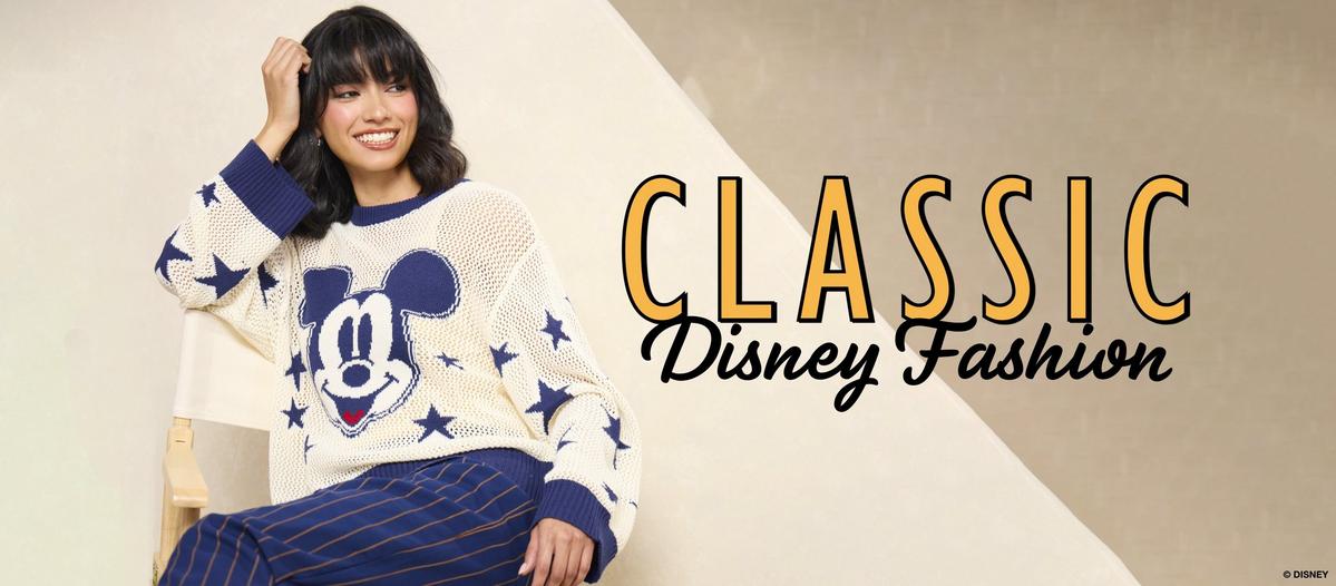 Classic Disney fashion. Shop Disney