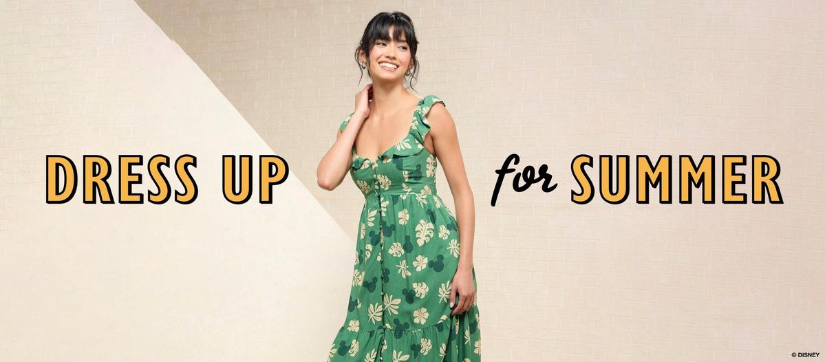 Dress up for summer. Shop dresses
