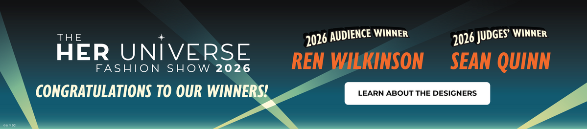Her Universe fashion show 2026 - Winner announcement coming soon! Learn about the designers 