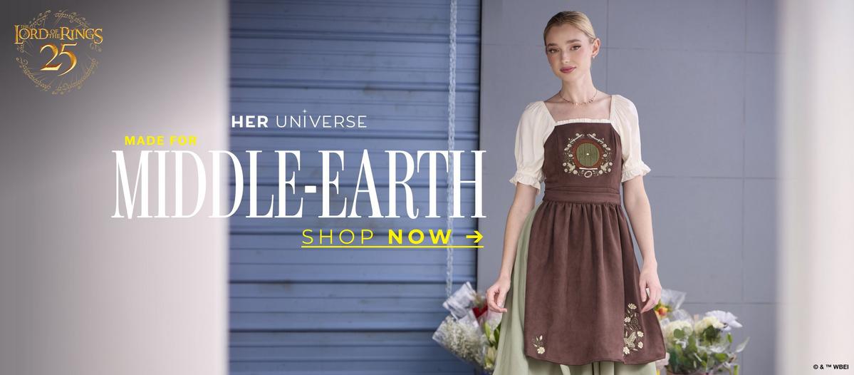 Made for Middle-earth. Shop now
