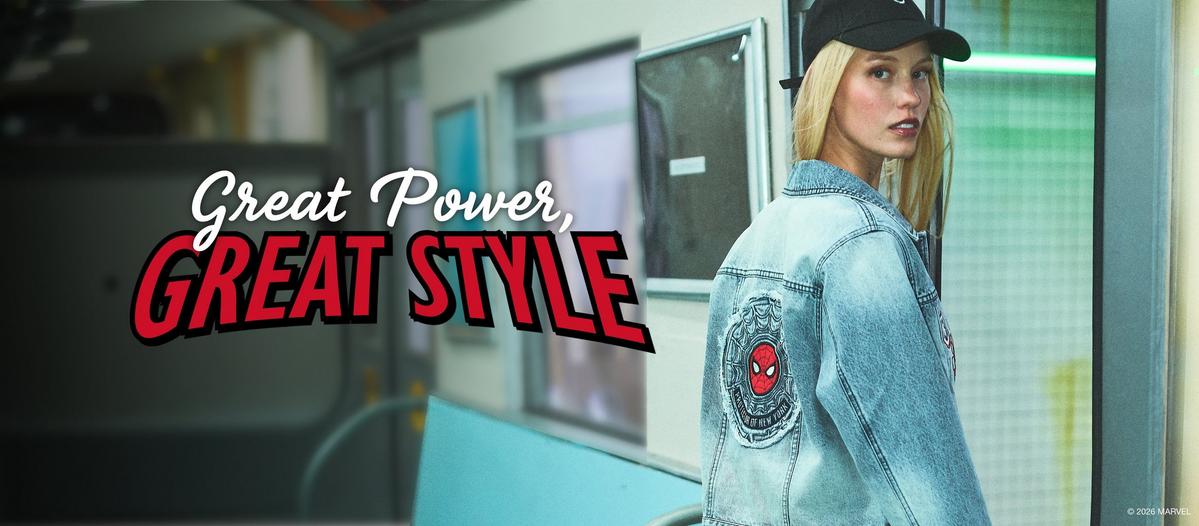 Great power, great style. Shop Spider-man