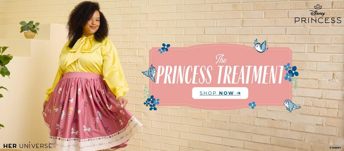 The princess treatment. Shop Disney princess