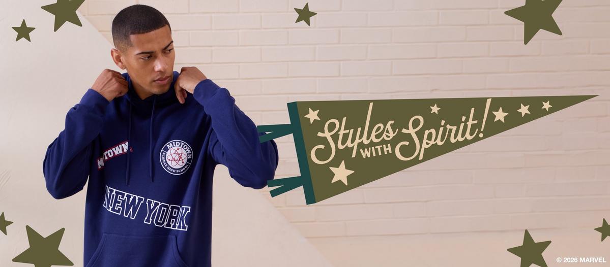 Styles with spirit! Shop now