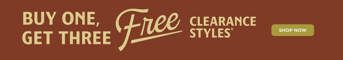 Buy one, get three dree clearance styles. Shop now