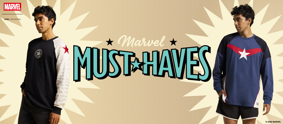 Marvel must haves. Shop now