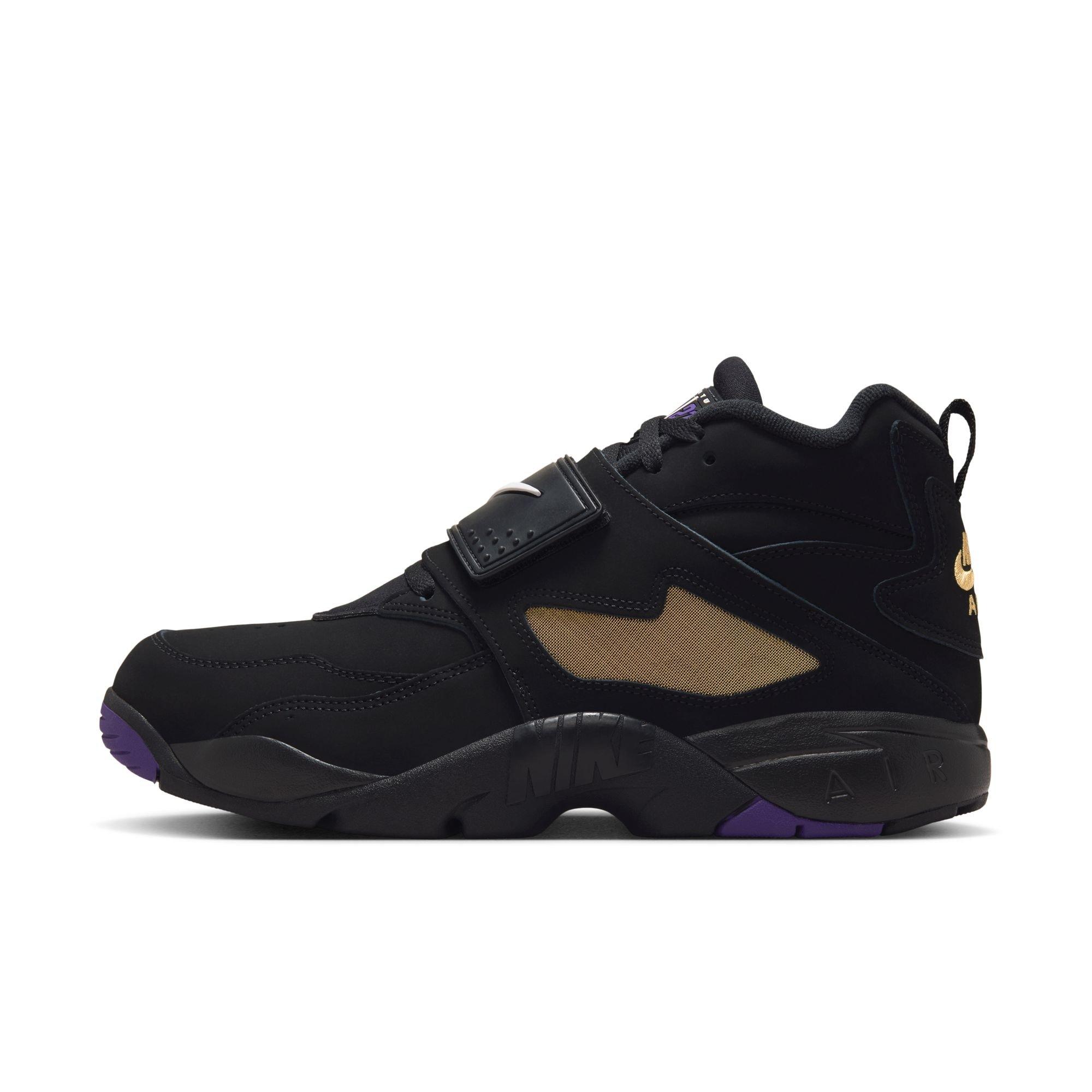 Nike Air Diamond Turf "Ravens" Left Shoe Side Profile