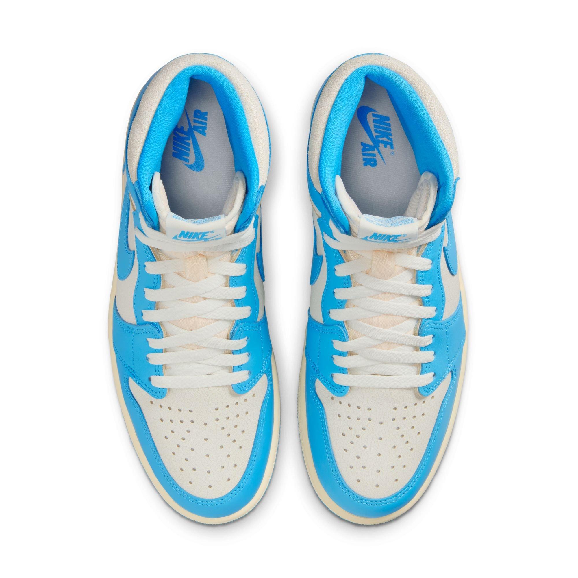 Jordan 1 Retro High OG "UNC Reimagined" Top of Shoes
