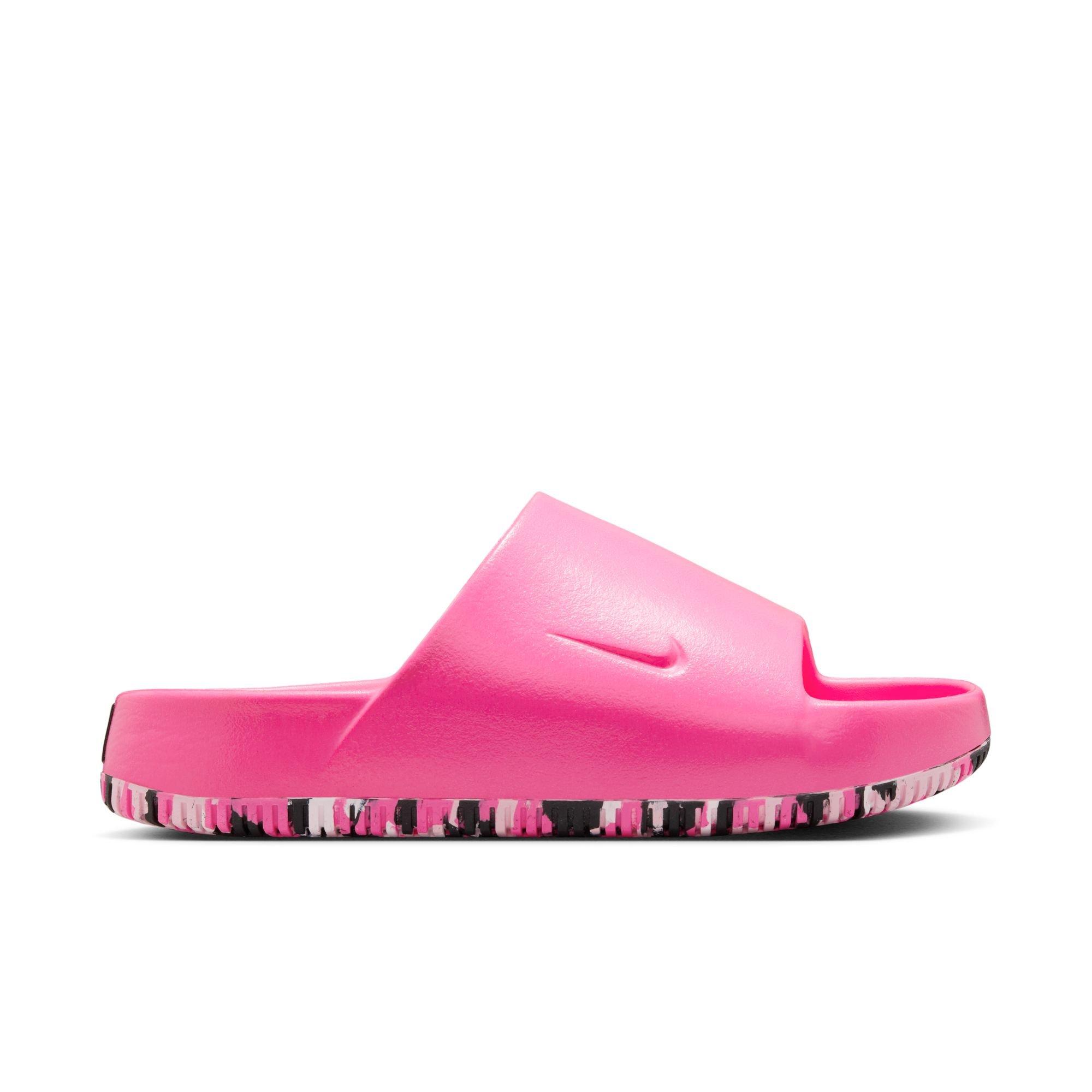 A'ja Wilson x Nike Calm Slide "Hyper Pink" Side of Shoe