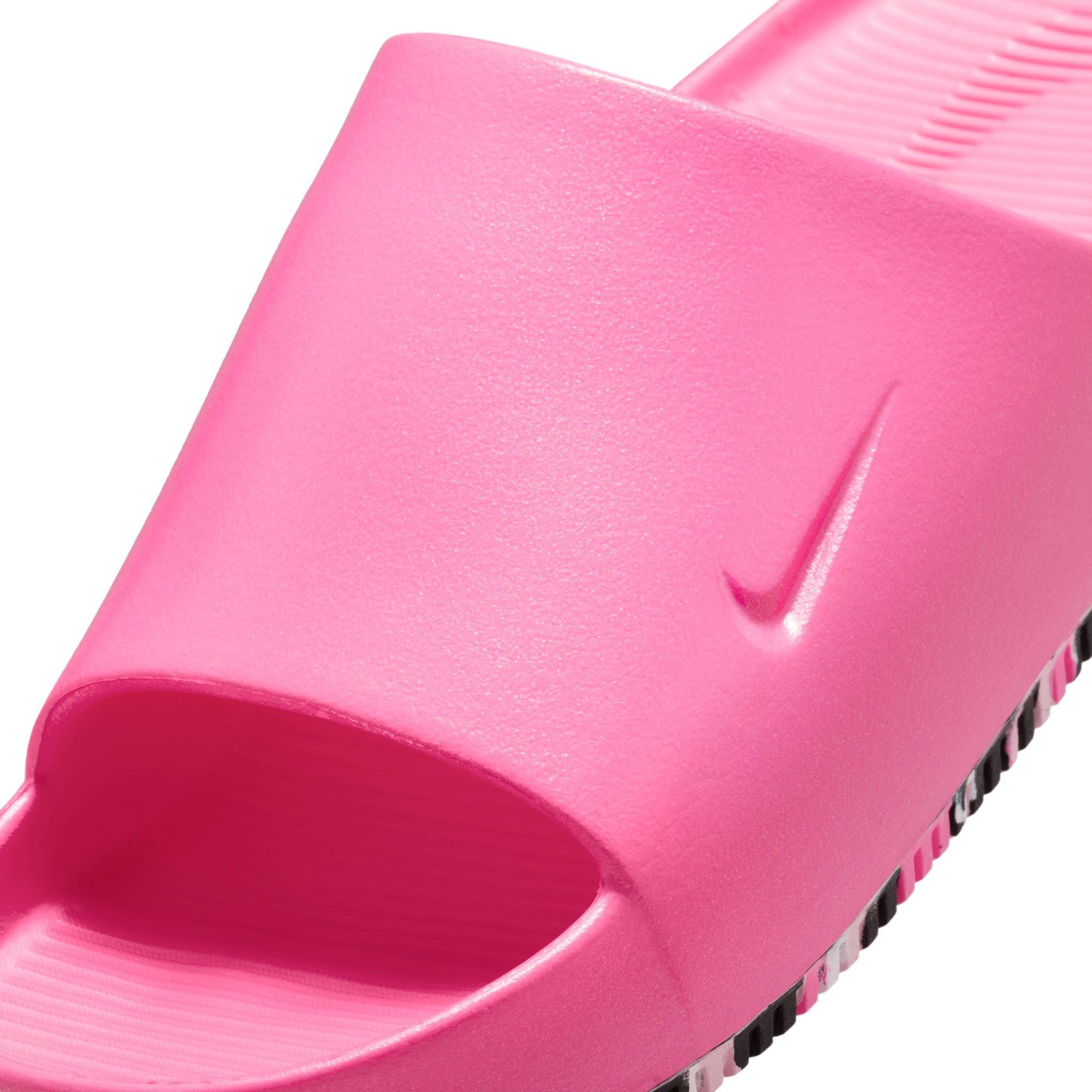 A'ja Wilson x Nike Calm Slide "Hyper Pink" Toe Box Details