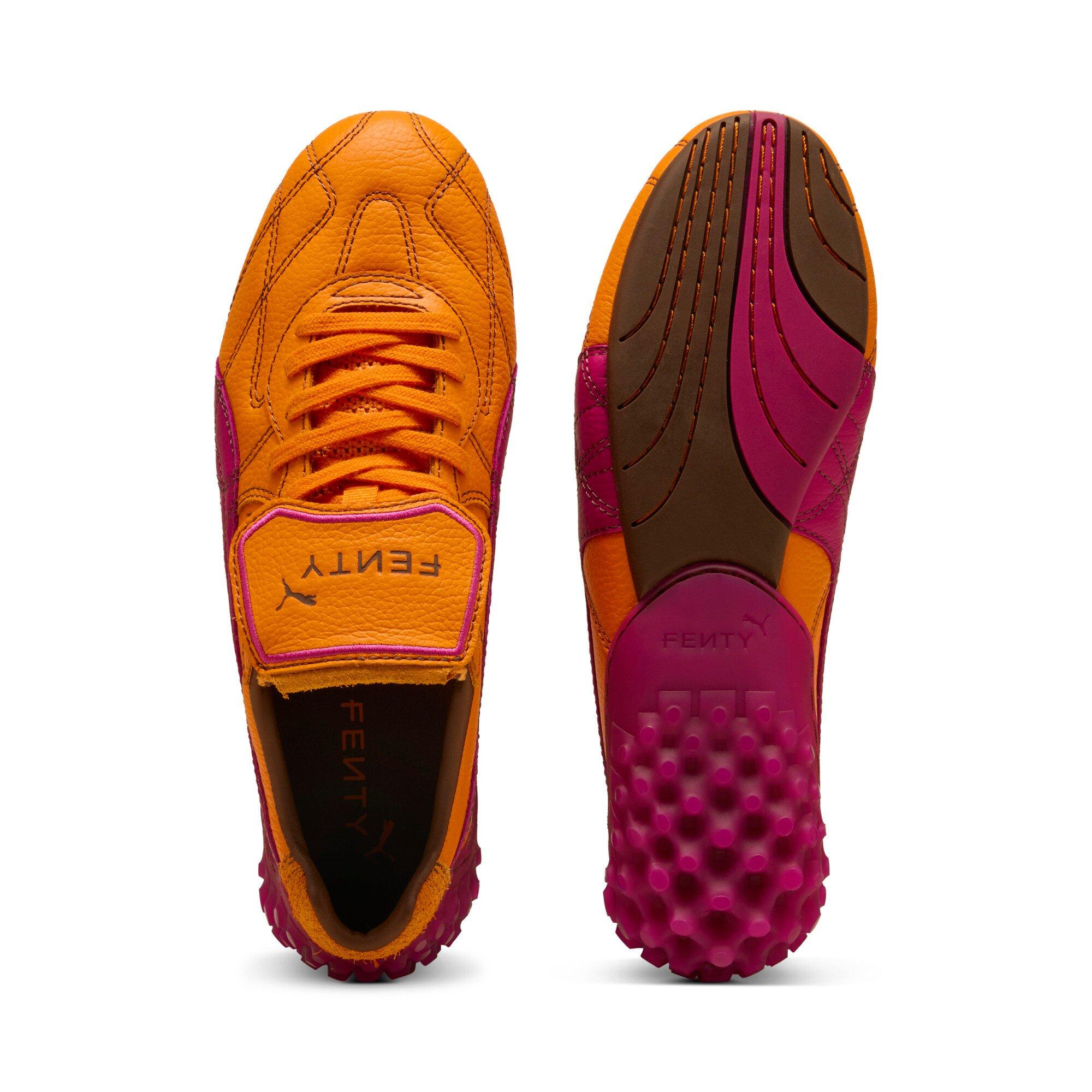 PUMA x Fenty Avanti LS Stitched "Orange" top of shoe and outersole Details