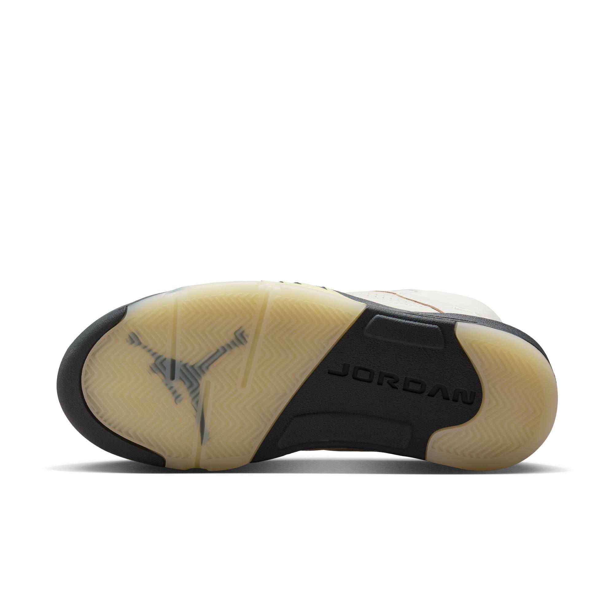 Jordan 5 Retro "Luminous Green" Bottom of Shoe