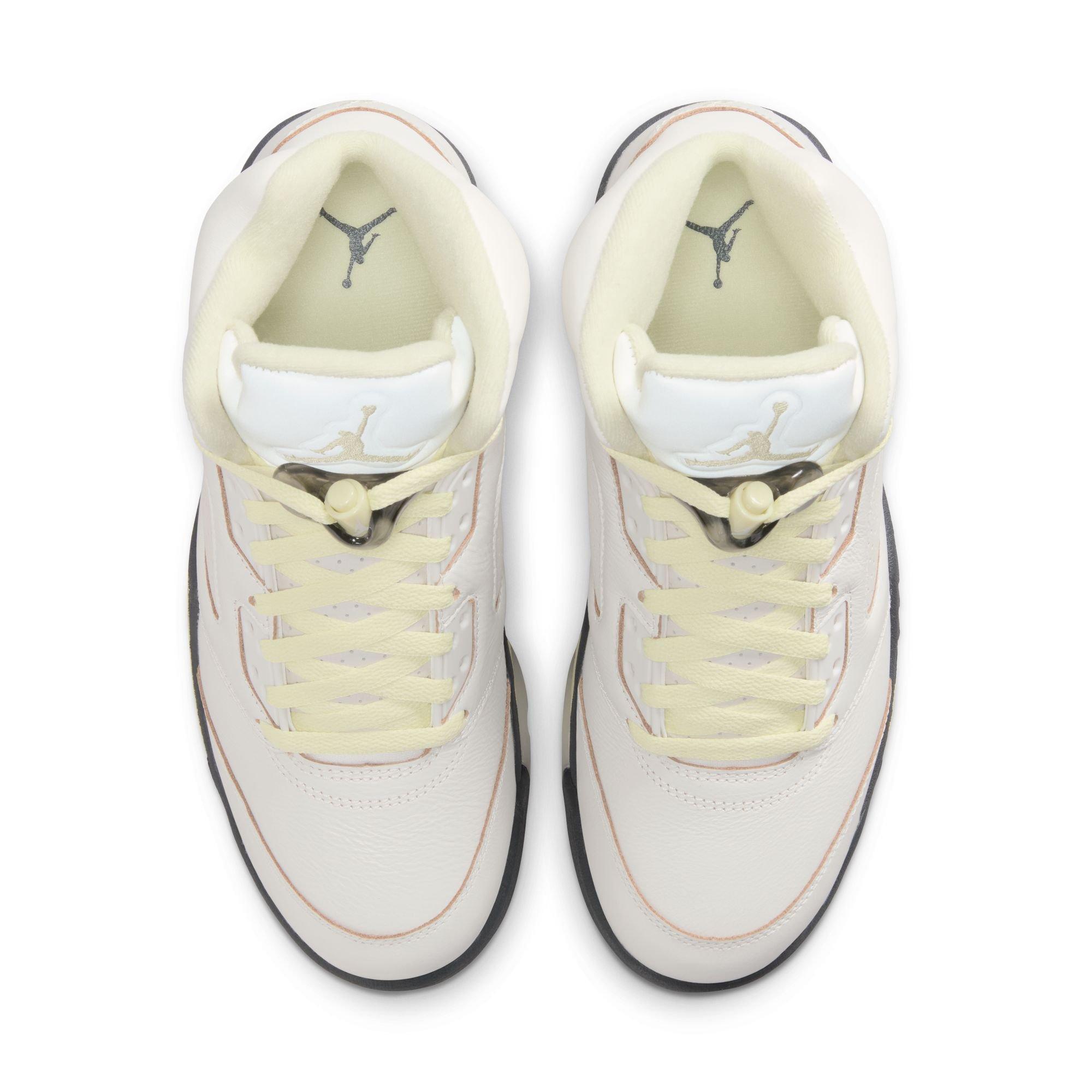 Jordan 5 Retro "Luminous Green" Top of Shoes