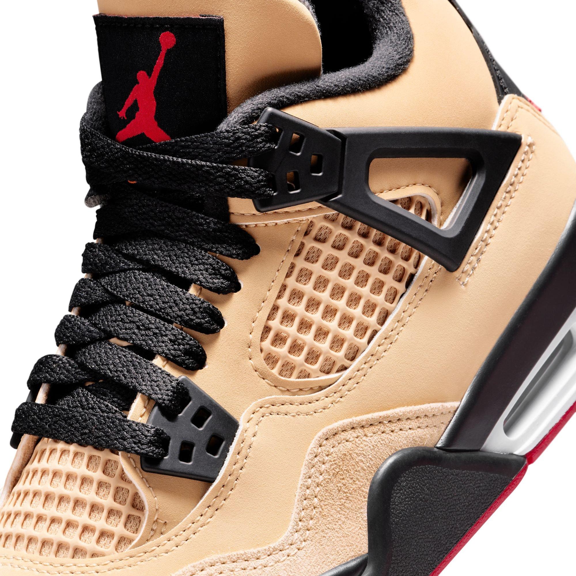 Lacing detail of Jordan 4 Pizza